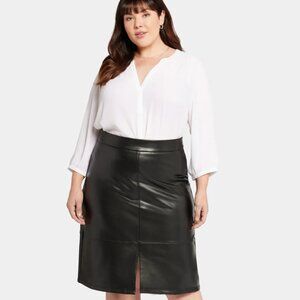 NYDJ Leather Skirt Never Worn!